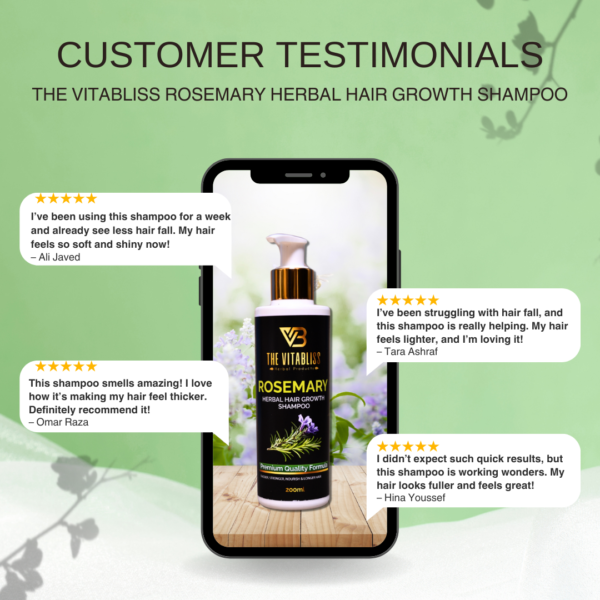 Rosemary Herbal Hair Growth Shampoo - Image 4