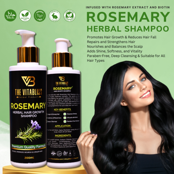 Rosemary Herbal Hair Growth Shampoo